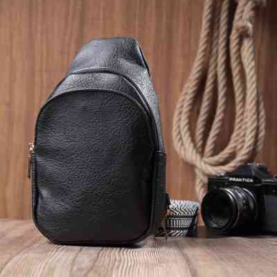 Сумка Vintage З екошкіри Чорна (22781) Вінниця