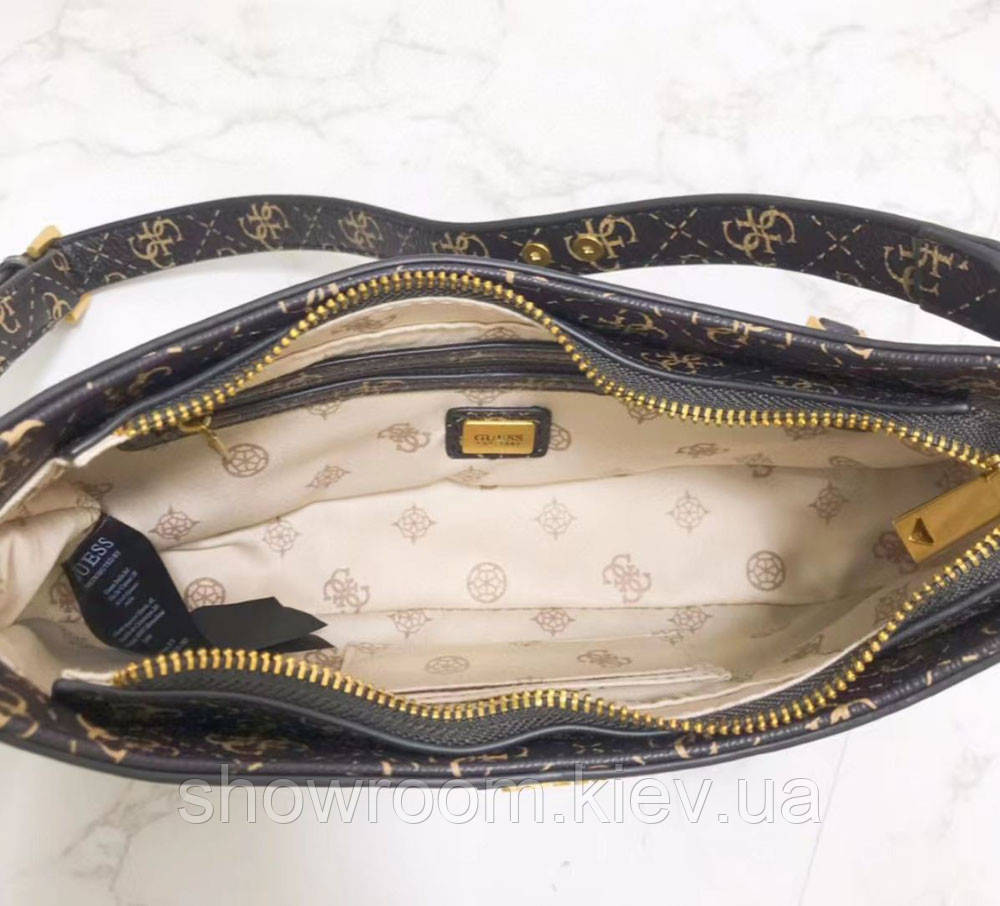 Жіноча сумочка на плече Guess (H7-13) brown Київ - фото 4