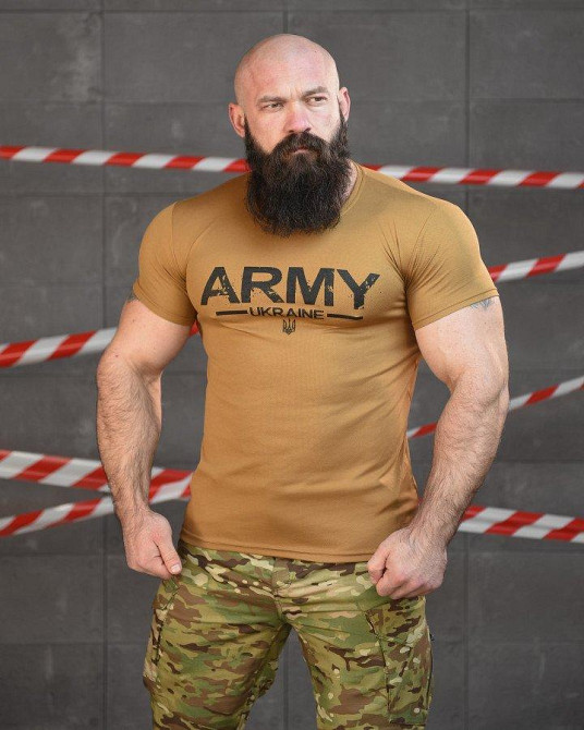 Тактична футболка потовідвідна SABUR армія кайот ВТ6573 Одеса - фото 1