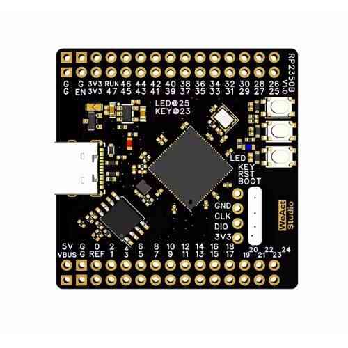 Плата разработчика RP2350B WeAct Studio ARM RISC V 150МГц 48 GPIO Type C 5В 41x41мм микроконтроллерная плата Киев