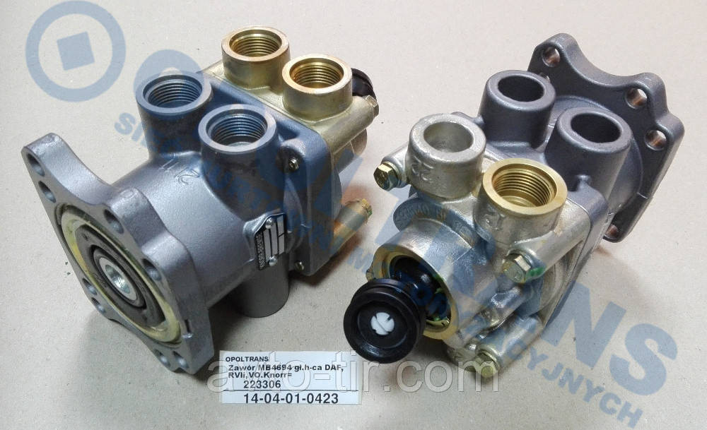 Главный тормозной кран DAF / RVI / Volvo / MB 1209116 1207895 1337184 1353582 Луцк - изображение 1