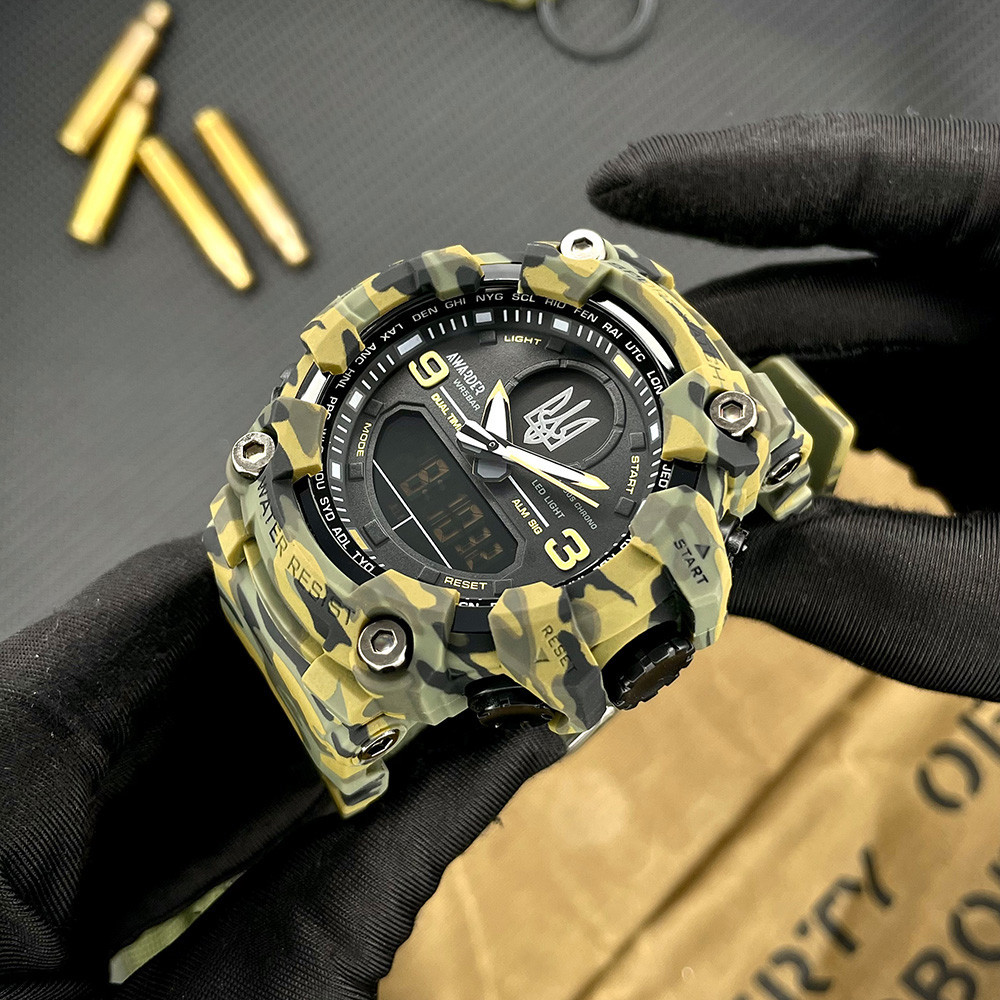 Awarder 001 Тризуб срібло  Camo Green Київ - фото 3