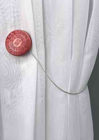 Магніти для штор і гардин Родос набір 2 шт Кораловий (81-126) Київ