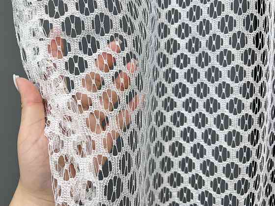Кухонна арка VR-Textil № 000к сітка з макраме білий 270х155 см (51-274) Київ