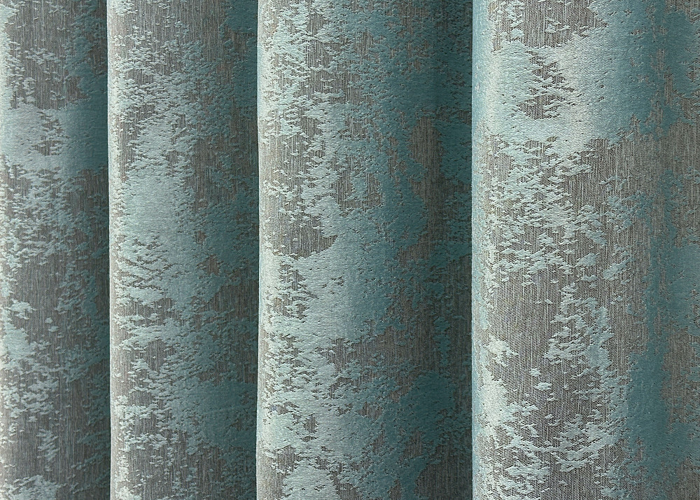 Комплект готових штор VR-Textil Жакард Sultan XO № 1148ш Бірюзово-сірий 120х290 см 2 шт (39-0059) Київ - фото 7