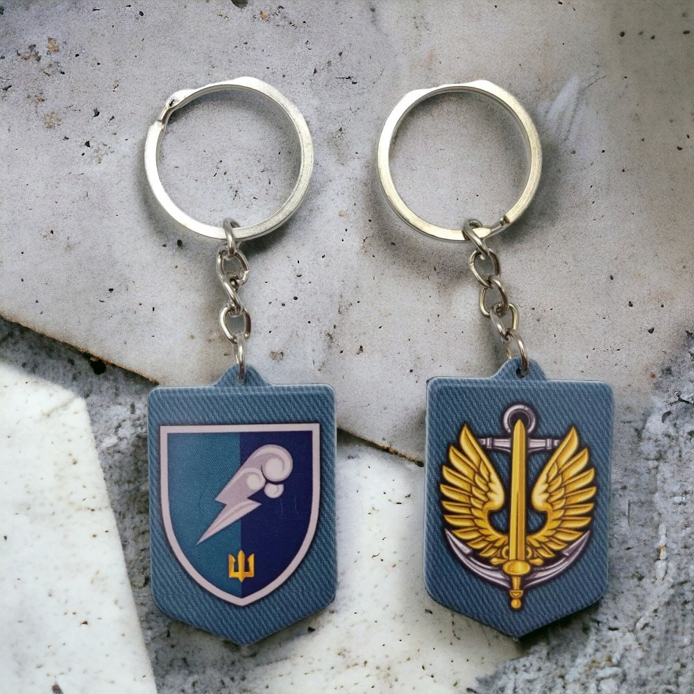 Брелок гумовий «Перехідний» нарукавний знак морської піхоти Киев - изображение 2