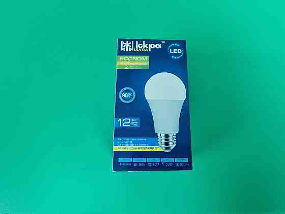 Лампа Світлодіодна LED A60 12W 4000К Е27 "Iskra" ECONOM (1 шт.) Харків