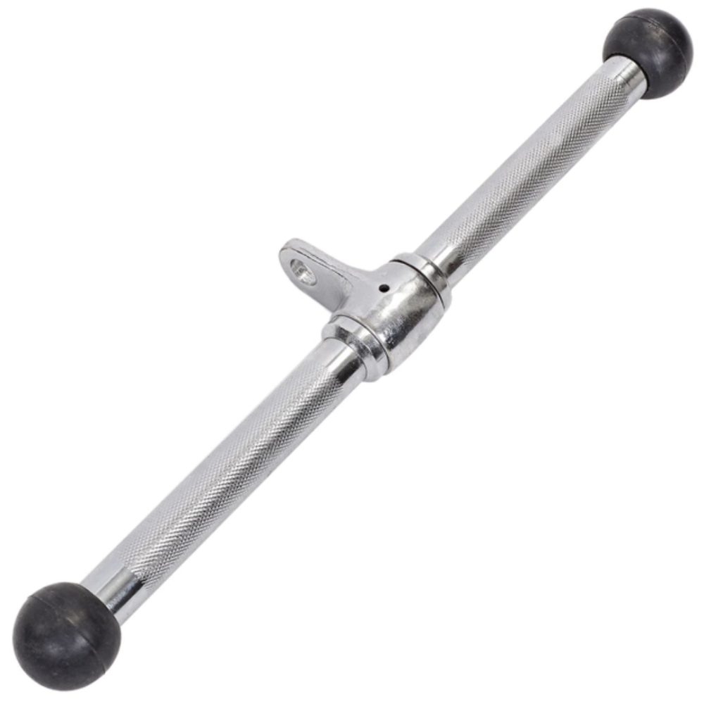 Ручка для верхньої тяги York Fitness 45см пряма на трицепс з обертовим підвісом, хром Киев - изображение 2