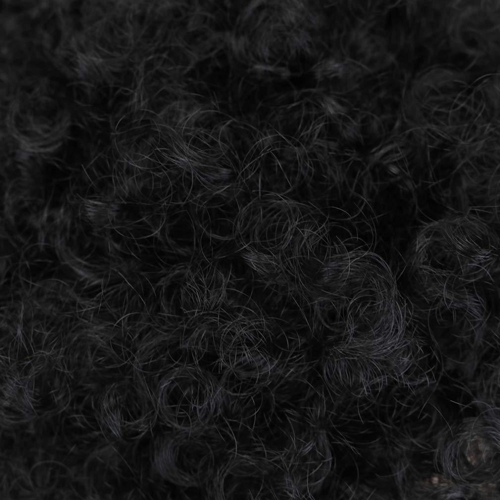 Перука Short Kinky Curly Afro Чорний синтетична термостійка коротка афроперука для жінок і чоловіків 12 дюймів для косплею вечірки Київ - фото 2