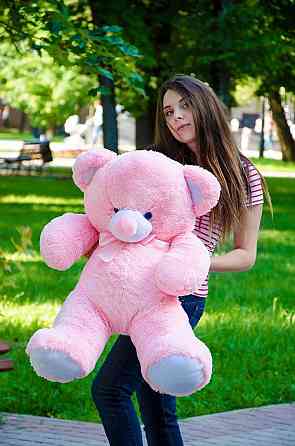 Мягкая игрушка Подарок плюшевый мишка, Плюшевый медведь Томми 100 см Розовый Тернополь