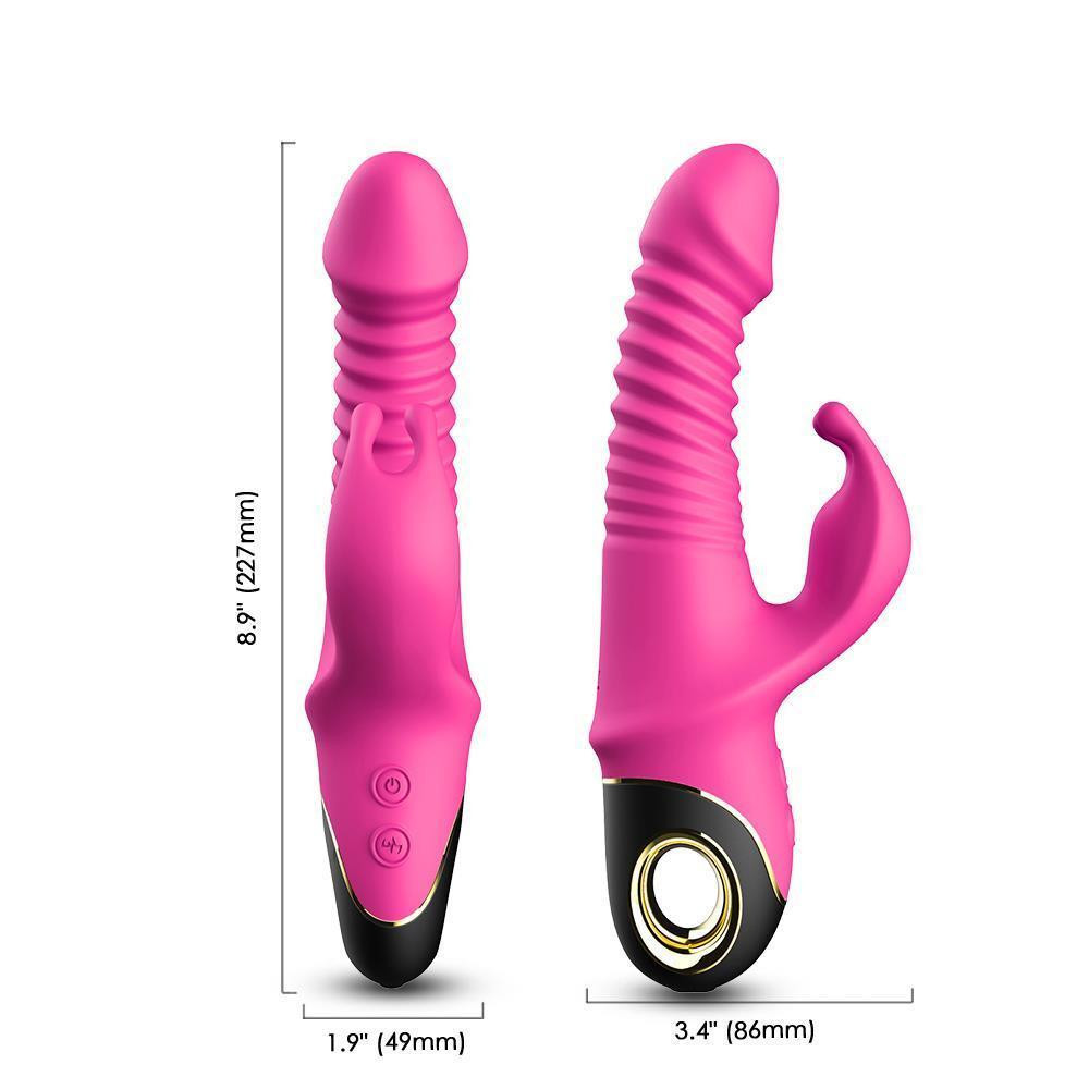 Вібратор - Thrusting Vibrator Zing Pink Sex Aura Київ - фото 4