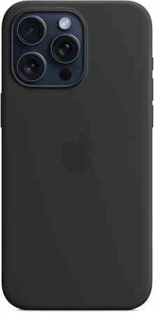 Чохол-накладка Apple Silicone Case with MagSafe для Apple iPhone 15 Pro Max Black (MT1M3) ( 15925 ) Харьков