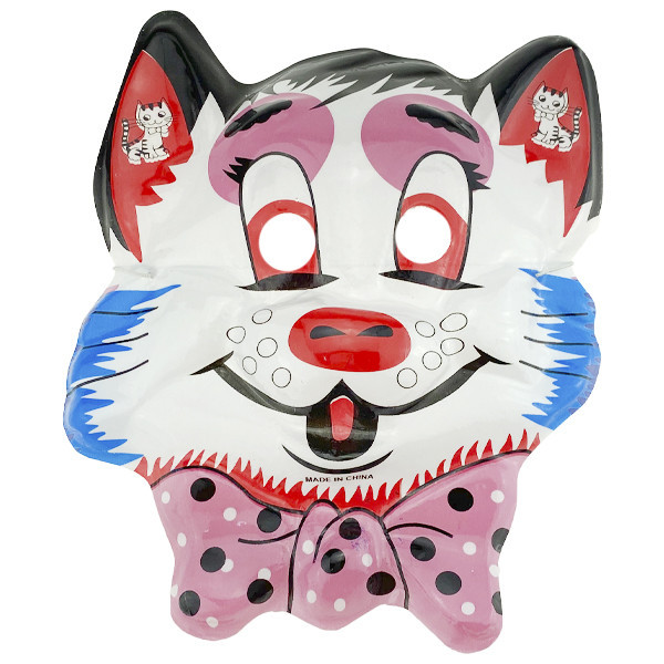 Маска детская Кот с бантом 12 шт Киев - изображение 1