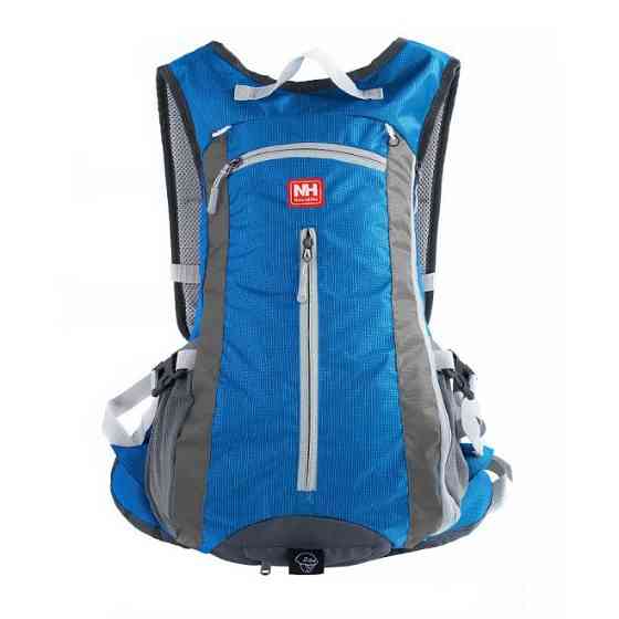 Велорюкзак с чехлом для шлема Naturehike 15 л sky blue NH15C001-B, голубой Киев