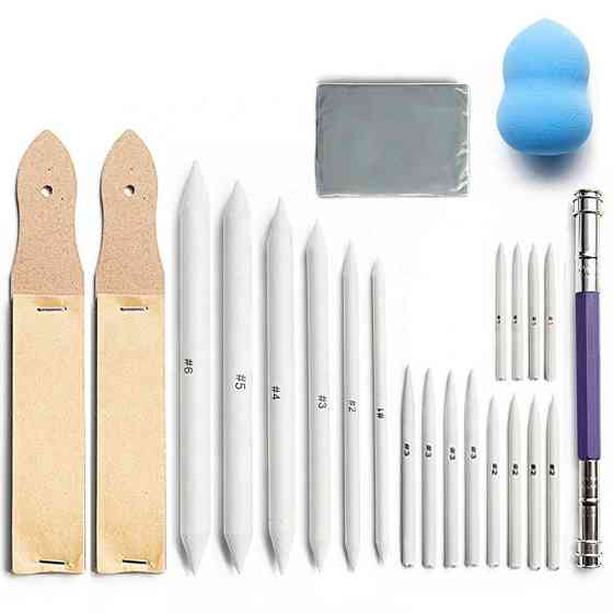 Набор инструментов для художественной растушевки 25 шт. Киев
