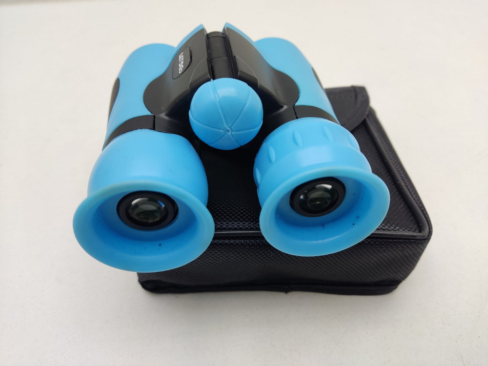 Дитячий бінокль let's go синій в чохлі Луцк - изображение 1