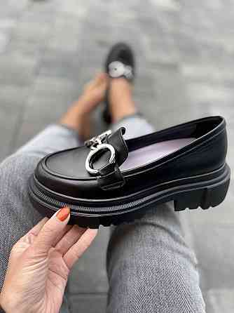 ALEX BELL Туфлі жіночі ALEX BELL 793K-1-21AP чорні (весна-осінь, шкіра натуральна) (4847) Коломия