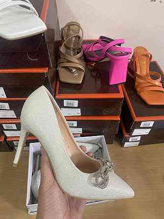 Туфлі жіночі YES MILE білі еко-шкіра 38р.-24.5см 39р.-25.5см каблук (5347) Коломыя