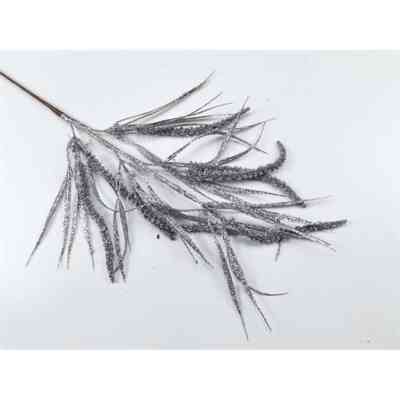 Декоративна гілка YES! Fun Колоски 75 см, темне срібло, гліттер (974603) Вінниця