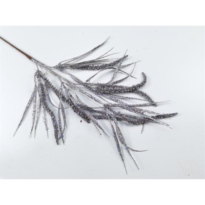 Декоративная ветвь YES! Fun Колосья 75 см, темное серебро, глиттер (974603) Винница - изображение 1