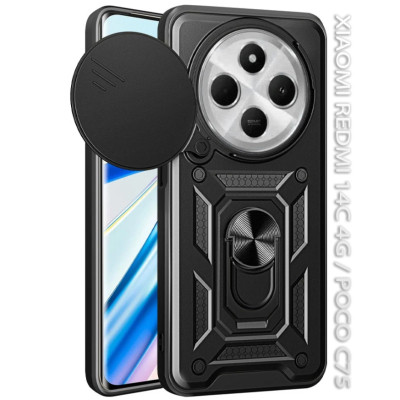 Чохол до мобільного телефона BeCover Military Xiaomi Redmi 14C 4G / Poco C75 Black (712489) Вінниця - фото 1