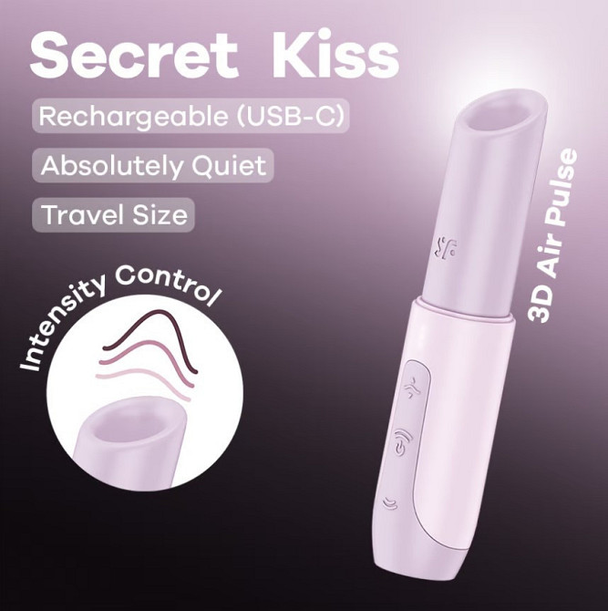 Клиторальный стимулятор - Secret Kiss Sex Aura Киев - изображение 1