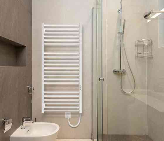 Електрична рушникосушка HF Derby 1170х530 TR K біла матова Київ