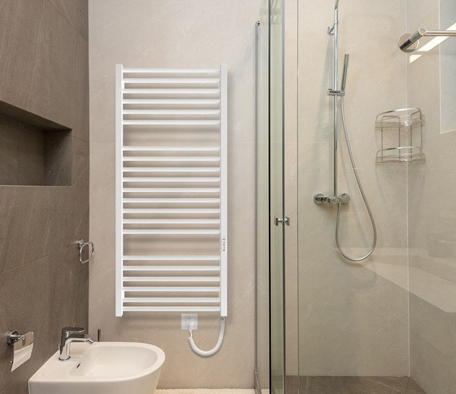 Електрична рушникосушка HF Derby 1170х530 TR K біла матова Київ - фото 5