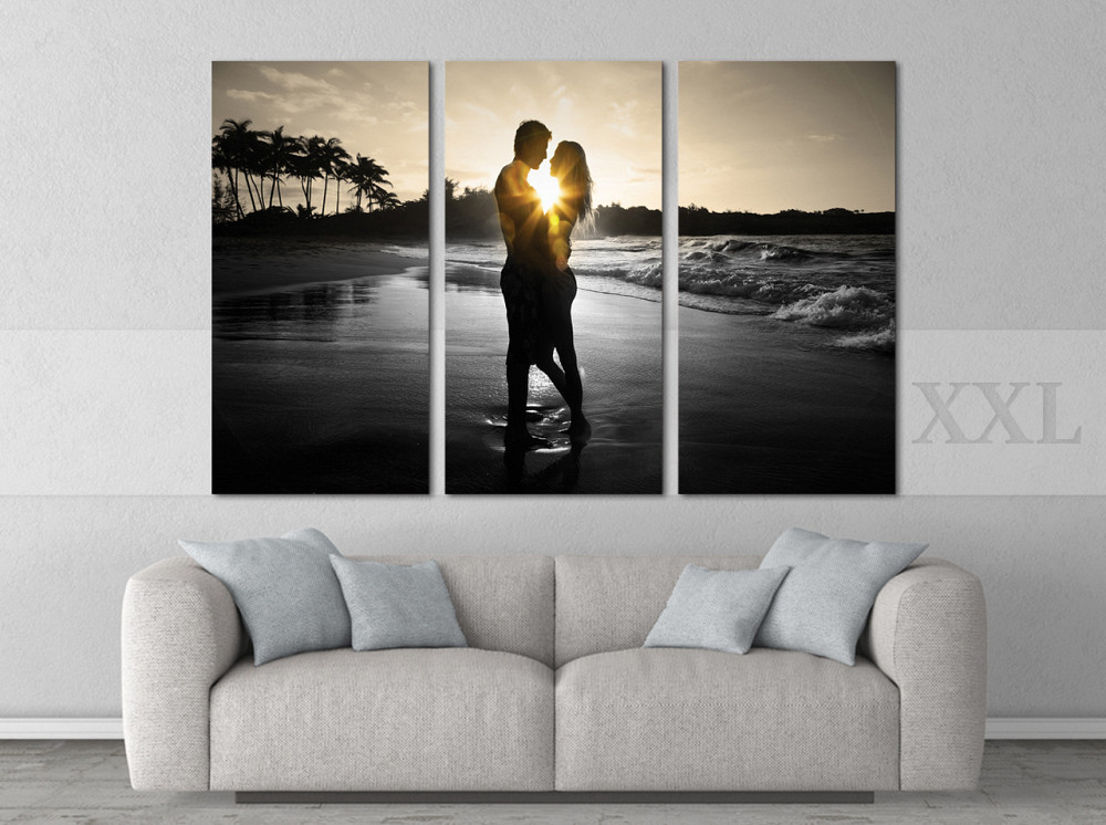 Модульна картина Пара на пляжі Art-231_XXL Київ - фото 1