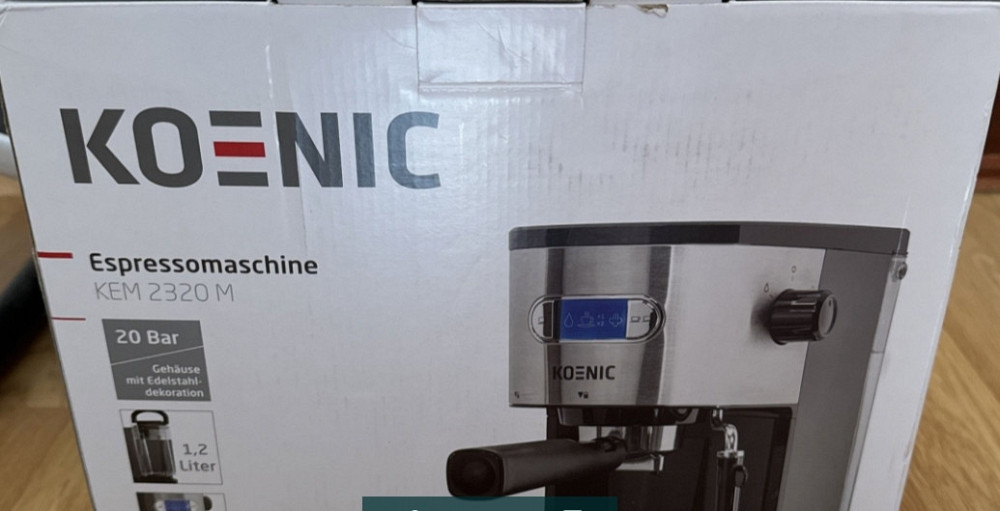 Кофеварка Рожкова Koenic kem 2320 Киев - изображение 2