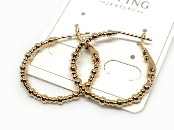 Серьги кольца женские из медицинской стали Киев - изображение 1