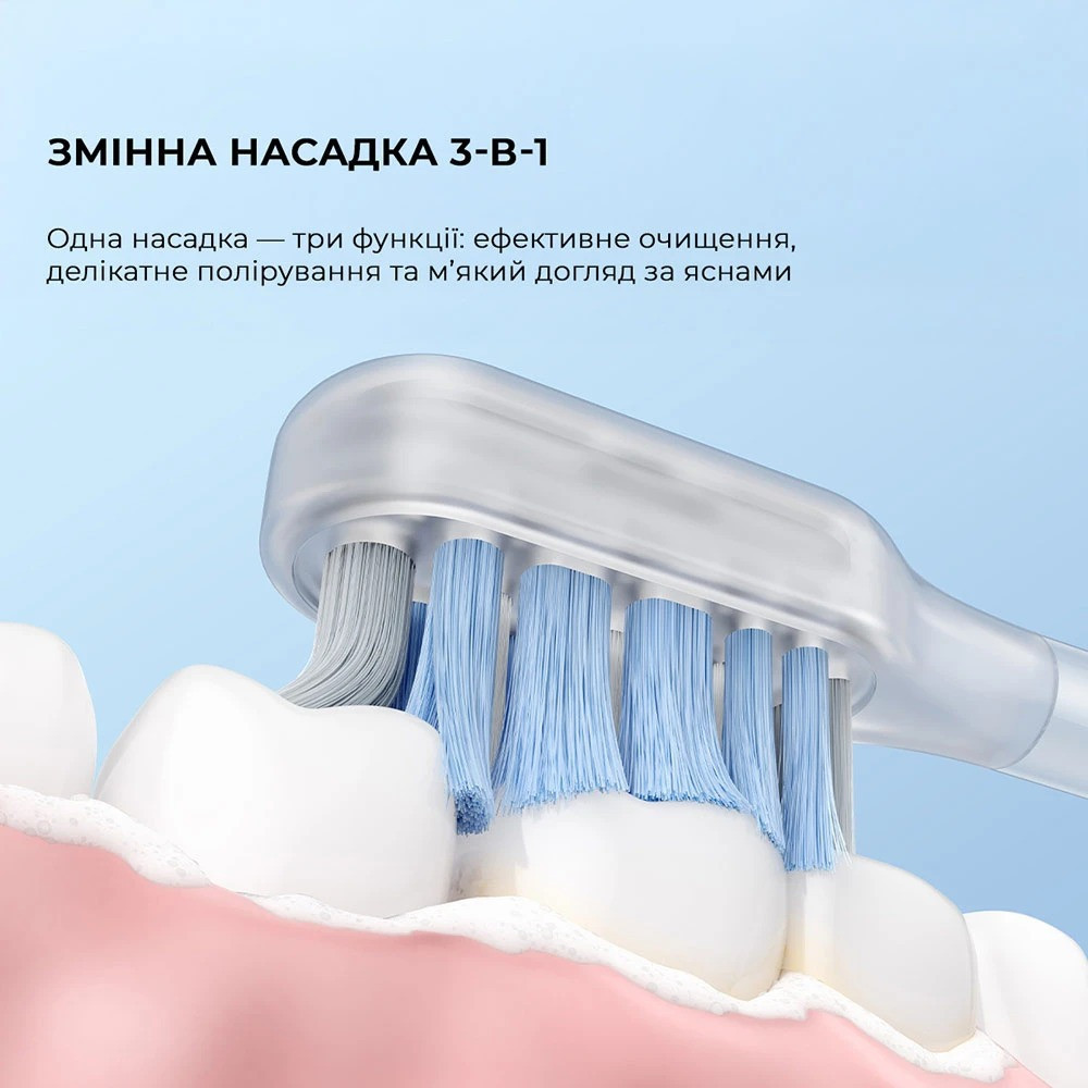 Зубна електрощітка Mova Fresh Pro Sliver (ATB15A-SIL) ( Silver ) Харків - фото 10