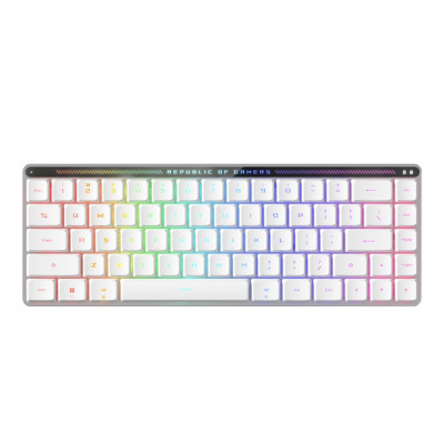 Клавіатура ASUS ROG Falchion RX Low Profile Red Wireless/Bluetooth/USB UA White (90MP03EC-BKMA10) Вінниця - фото 1