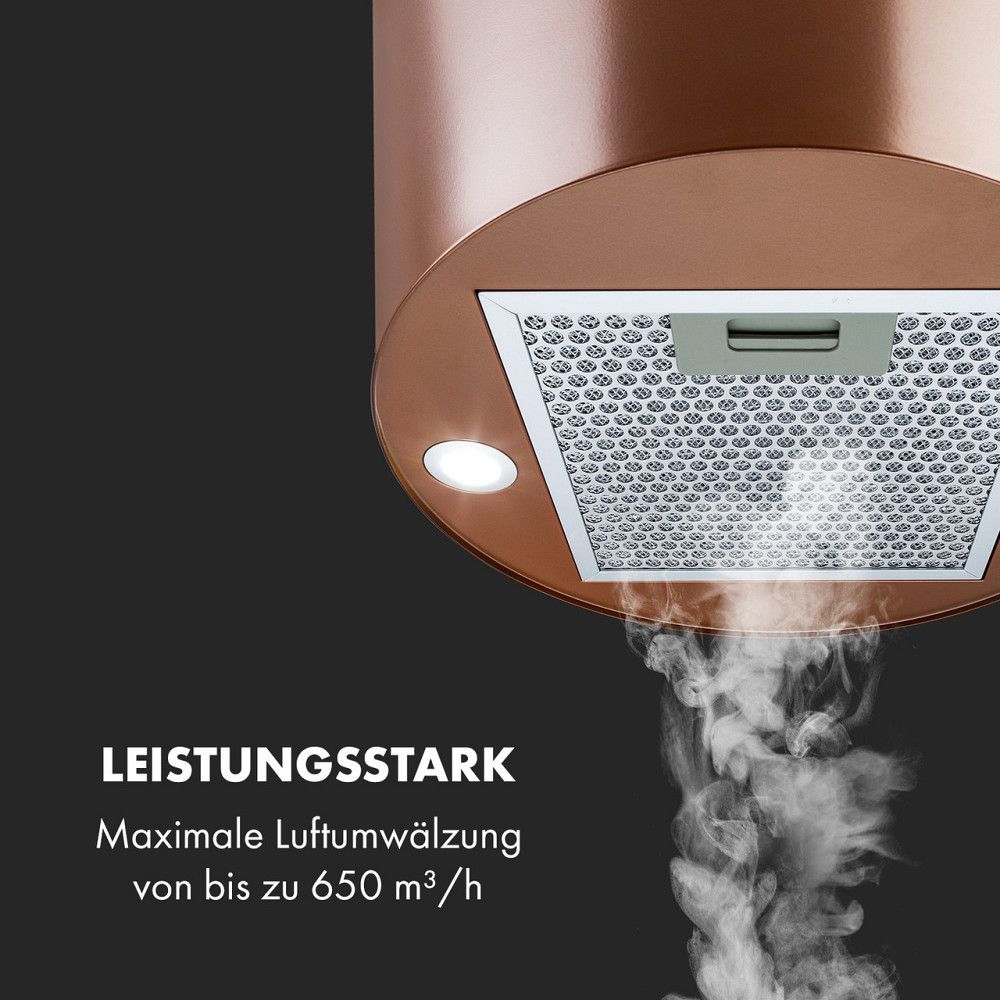 Островная вытяжка Beretta Ø 35 см, вытяжной/рециркуляционный воздух, 650 м³/ч, светодиодный фильтр с Ровно - изображение 3