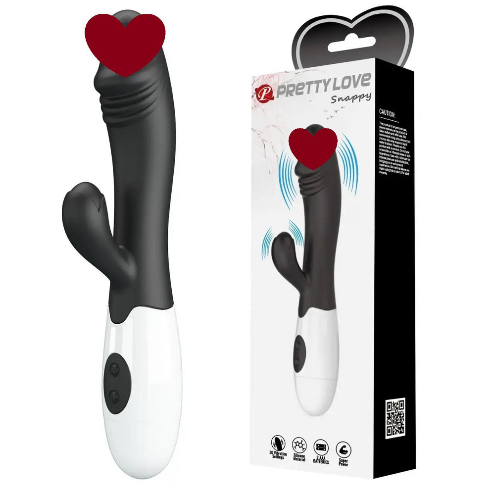 Вибратор серии Pretty Love - SNAPPY black, BI-014173-A3 Sex Aura Киев - изображение 1