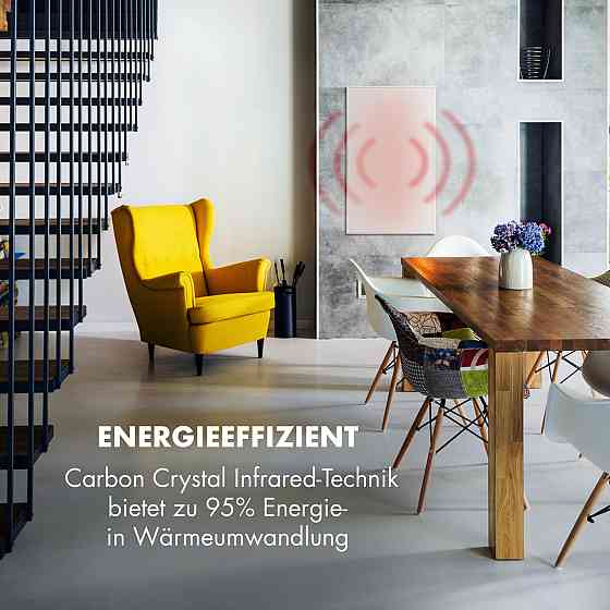 Інфрачервоний нагрівач Wonderwall Smart 60x100 см керування через програму 600 Вт тижневий таймер IP24 Рівне