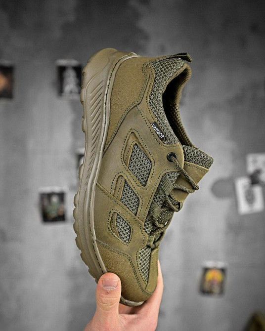 Літні тактичні кросівки PARTIOT олива ДЛ6469 Одеса - фото 7