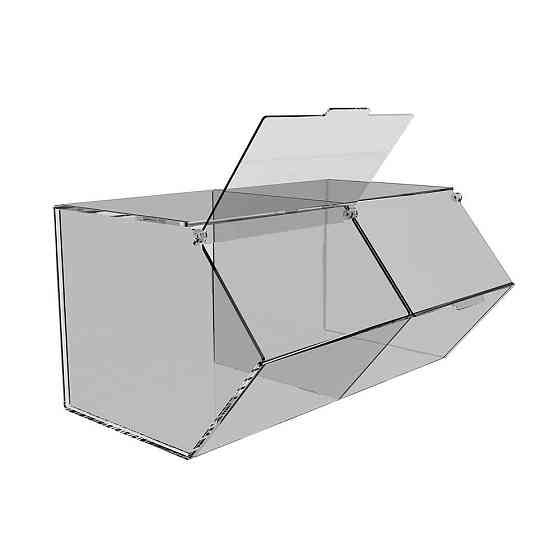 Диспенсер EKOSTAR для мармеладів, снеків, горіхів 2 комірки Київ