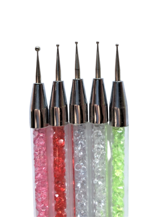 Дотс двухсторонний набор 5 шт декор кристаллы. Киев