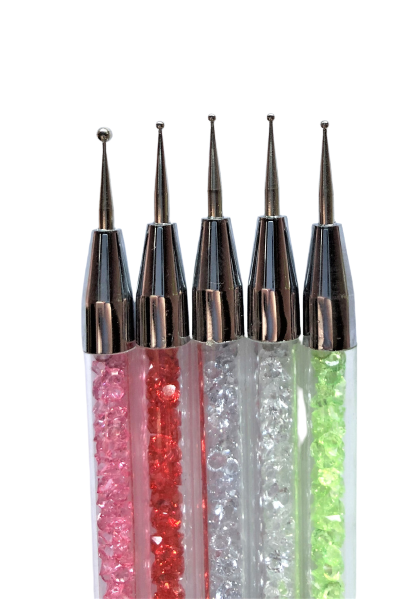 Дотс двухсторонний набор 5 шт декор кристаллы. Киев - изображение 2