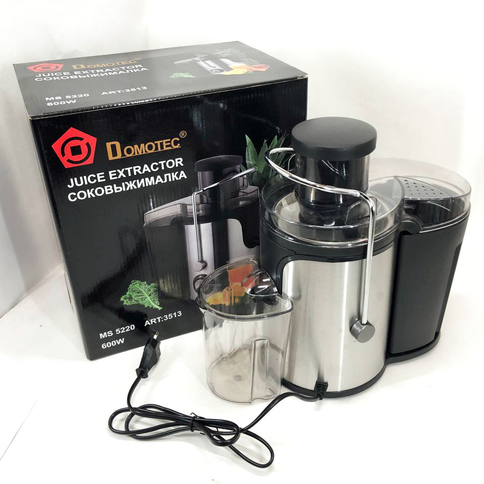 Соковижималки побутові Domotec MS-5220 600 W, Ручна соковижималка для моркви, Соковижималка електрична CY-56 Львів - фото 7