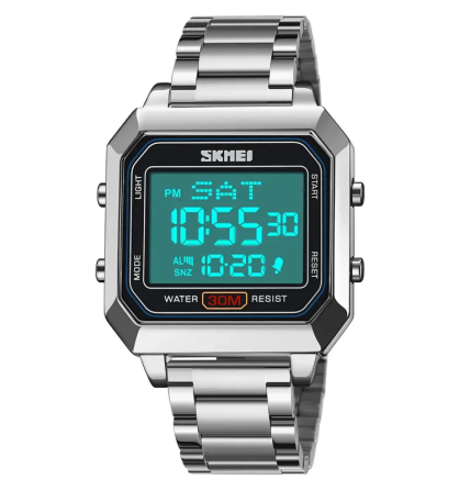 Годинник чоловічий наручний спортивний Skmei 2149 (Сріблястий) Вінниця