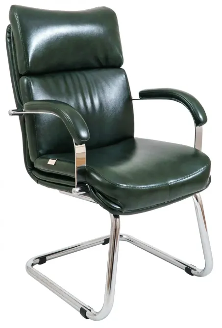 Офісне Конференційне Крісло Richman Dakota Madras Green India CF Хром Зелений Київ - фото 1