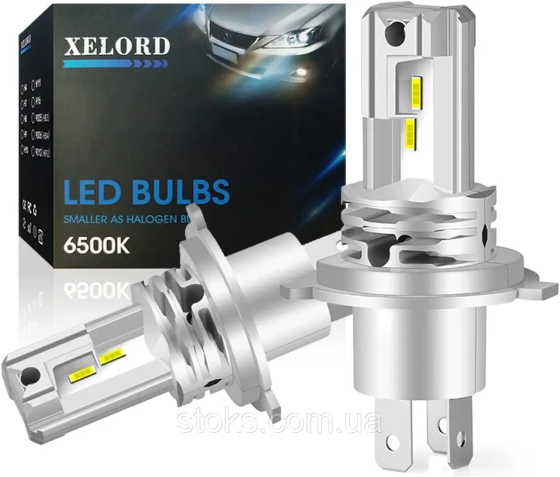 Світлодіодні лампи для фар XELORD H4, 23567 Луцьк