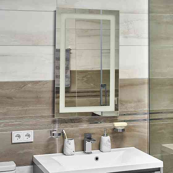 Дзеркало UNIO MRR-01 SQR-AA 500 x 800 mm LED FL Тернопіль