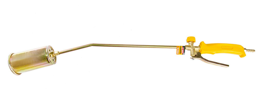 Горелка ручная газовоздушная с клапаном MASTERTOOL PROFI Ø 60 мм 725 мм 4,78 м3/год 6800 Вт 1100 °C 44-5019 Ровно - изображение 1