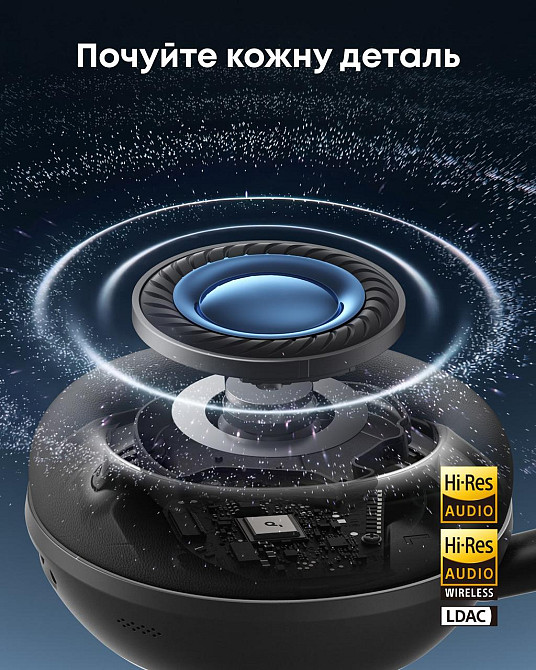 Bluetooth-гарнітура Anker SoundCore Space 2 Black (D1402G11) ( 18774 ) Харків - фото 15