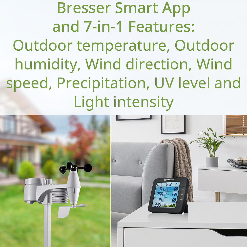 Метеостанция Bresser Smart Home 7-in-1 Weather Center ClimateConnect (7003600CM3000) Киев - изображение 7