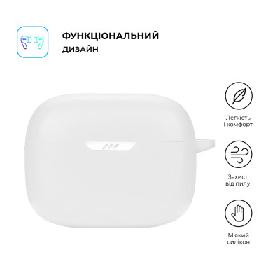 Чехол для наушников Armorstandart Hang Case для JBL Tune 235 NC White (ARM80438) Винница - изображение 2