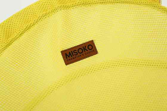 MISOKO Pet bed round Складаний лежак для домашніх тварин жовтий, 45x45x22 см Киев